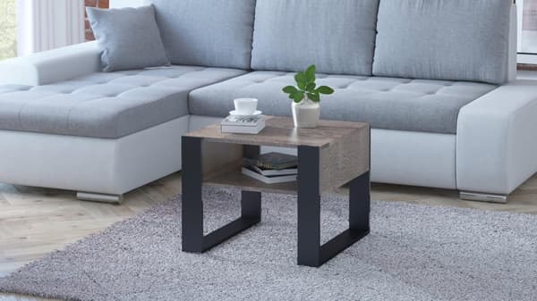 Soffbord KAJA KWADRAT 60 kolonial ek