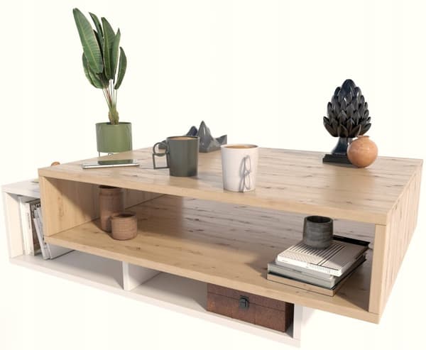 Sofabord SARA håndværker-hvid loft retro