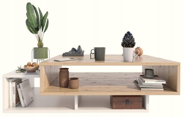 Sofabord SARA håndværker-hvid loft retro