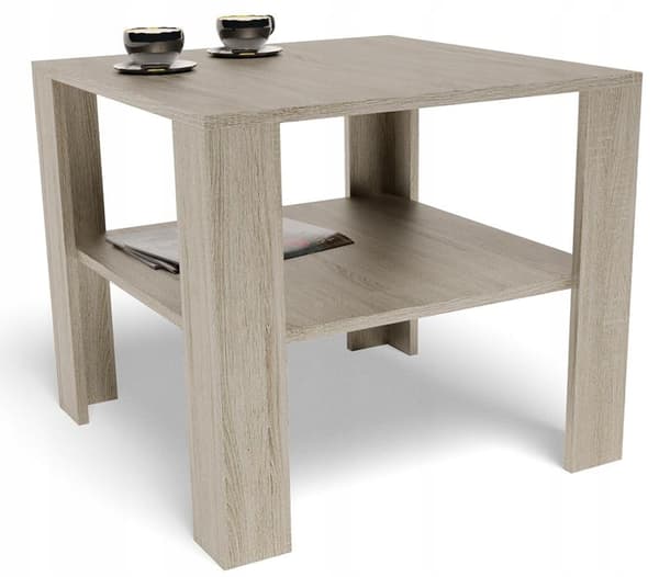 Sofabord 68x68 HIGH EX3 sonoma