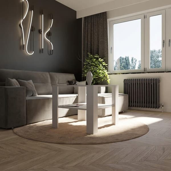 Sofabord 68x68 HIGH EX3 hvid