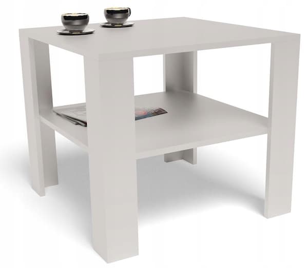 Sofabord 68x68 HIGH EX3 hvid
