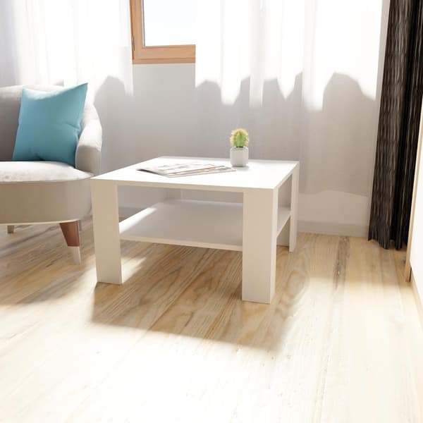 Soffbord 68x68 LOW EX3 vit