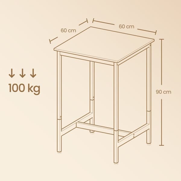 Bartafel, keukentafel, bartafel