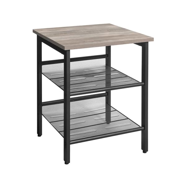 Greige svart sidebord