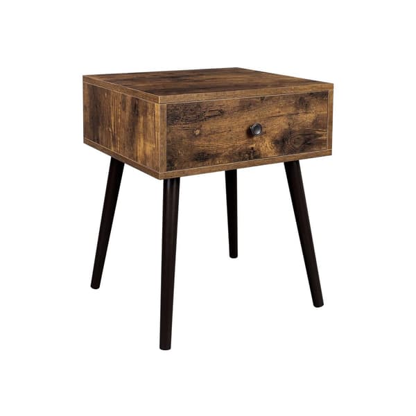 Vintage brunt nattbord