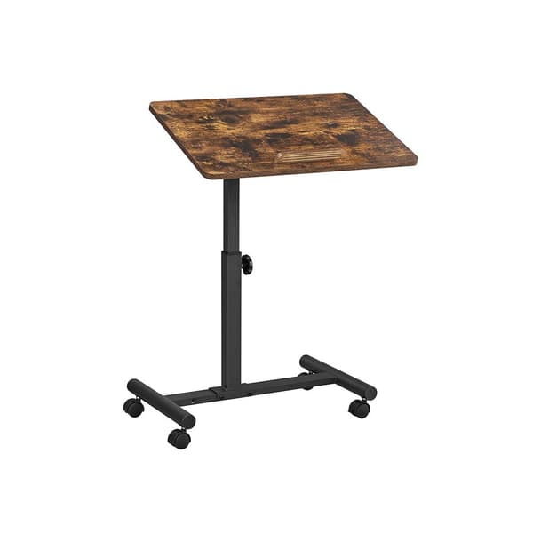 Sidebord i industriel stil vintage brun-sort
