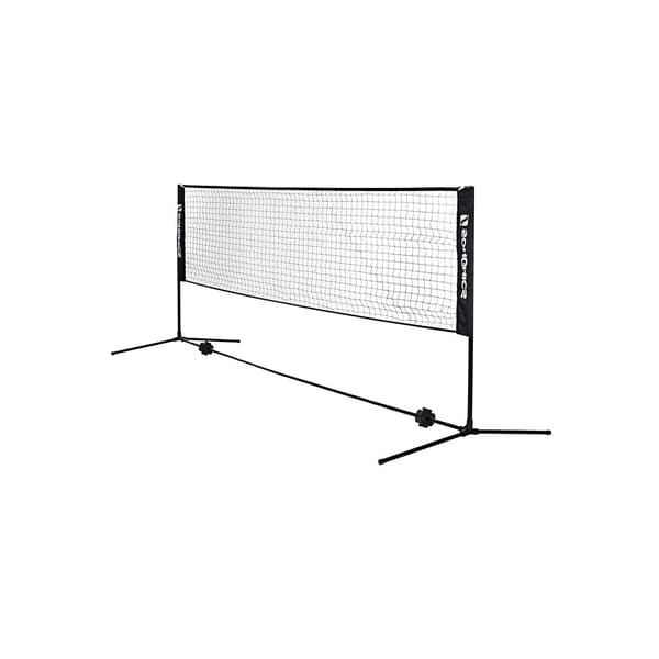 Sort bærbart badmintonnet