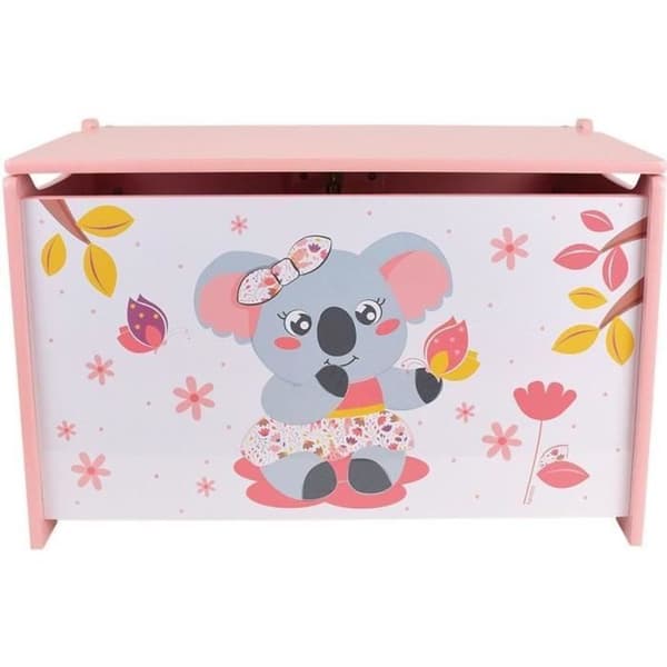 Träleksakslåda för barn - FUN HOUSE - CALLY MIMI KOALA - Rosa - 40x58x36 cm