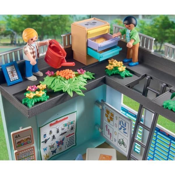 PLAYMOBIL 71327 Kalustettu koulu - Kaupunkielämää - Koulu - Nauti oppimisesta Kouluuniversumi