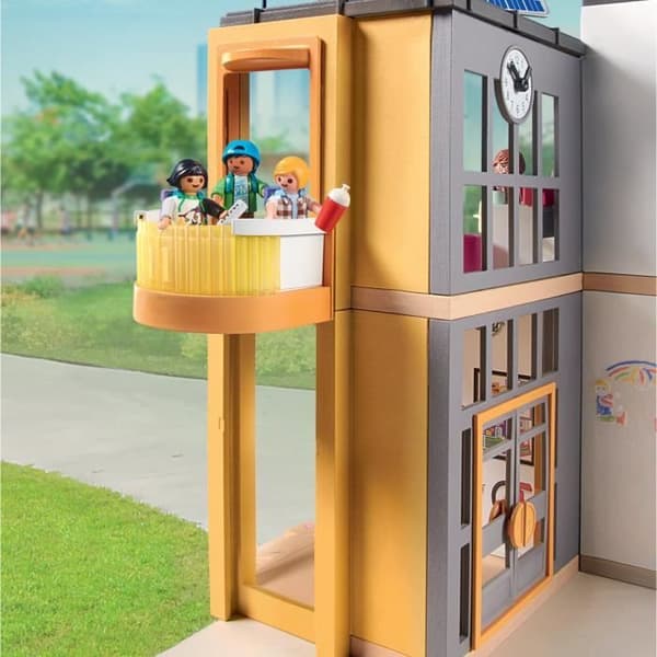 PLAYMOBIL 71327 Kalustettu koulu - Kaupunkielämää - Koulu - Nauti oppimisesta Kouluuniversumi