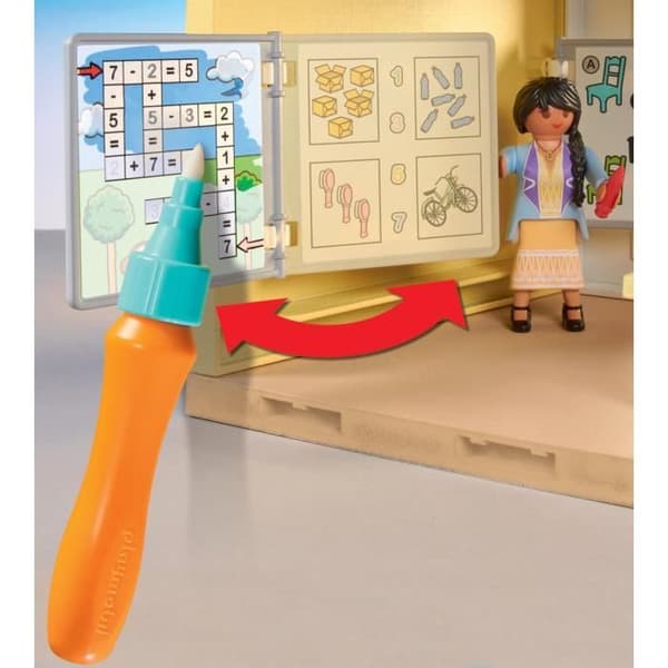 PLAYMOBIL 71327 Kalustettu koulu - Kaupunkielämää - Koulu - Nauti oppimisesta Kouluuniversumi