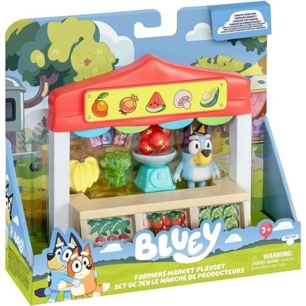 Bluey, Blueys marknad, figurer, älgleksaker