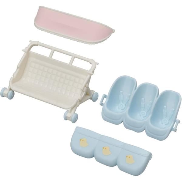 SYLVANIAN FAMILIES Trippelvagnen för barn