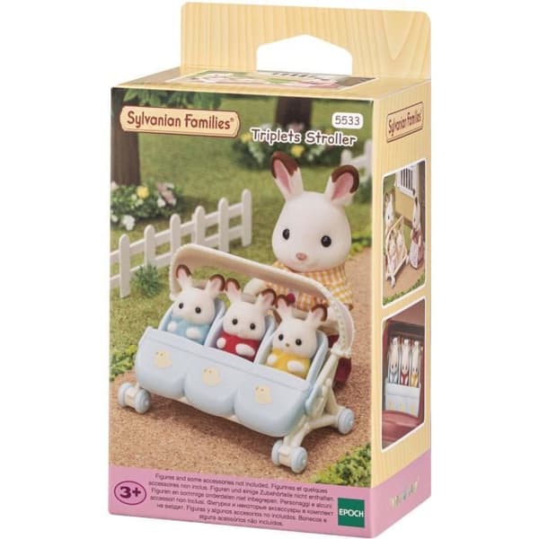 SYLVANIAN FAMILIES Trippelvagnen för barn