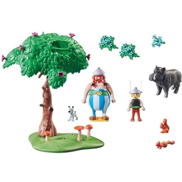 PLAYMOBIL 71160 Asterix - Vildsvinejagten, med Asterix, Obelix og Dogmatix, 52 dele, fra 5 år