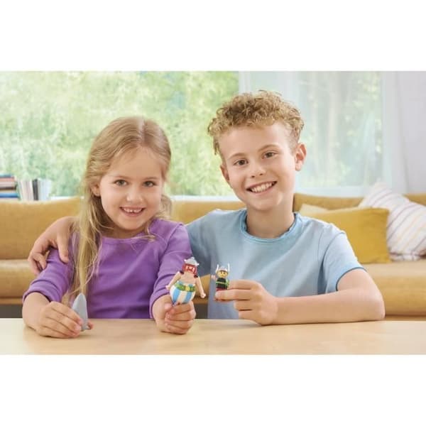 PLAYMOBIL 71160 Asterix - Vildsvinejagten, med Asterix, Obelix og Dogmatix, 52 dele, fra 5 år