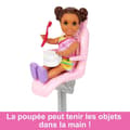 Miniatyrbillede 3 af 6: Barbie-Jobs-Barbie Tandlæge Dukke og Tilbehør Sæt HKT69