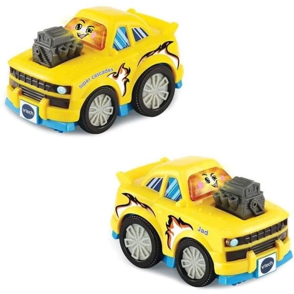 VTECH - Tut Tut Bolides Pro Series - Monipuoliset Jump & Go -temput 4 yhdessä (+ Jad, Super Stunts)