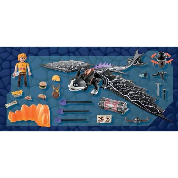 Playmobil - 71081 - Drakarnas Nio Riken: Åskan och Tom