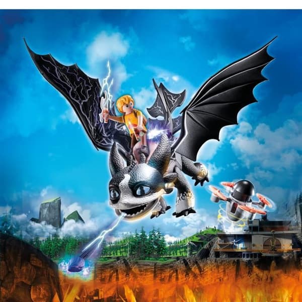 Playmobil - 71081 - Drakarnas Nio Riken: Åskan och Tom