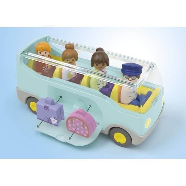 PLAYMOBIL Junior 71682 Matkabussi, 12 kuukaudesta alkaen