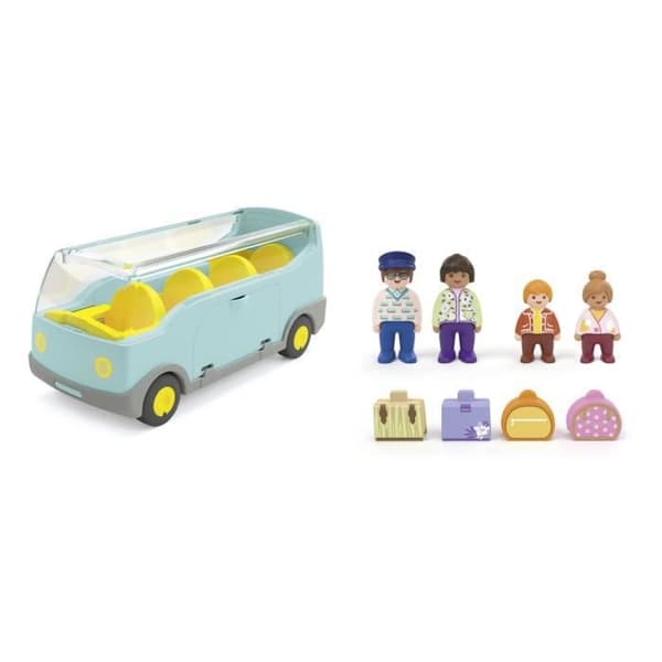 PLAYMOBIL Junior 71682 Matkabussi, 12 kuukaudesta alkaen