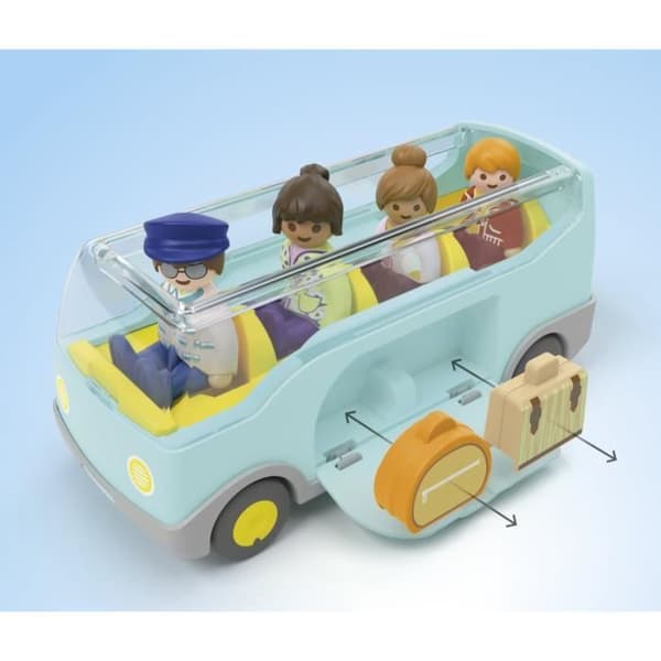 PLAYMOBIL Junior 71682 Matkabussi, 12 kuukaudesta alkaen