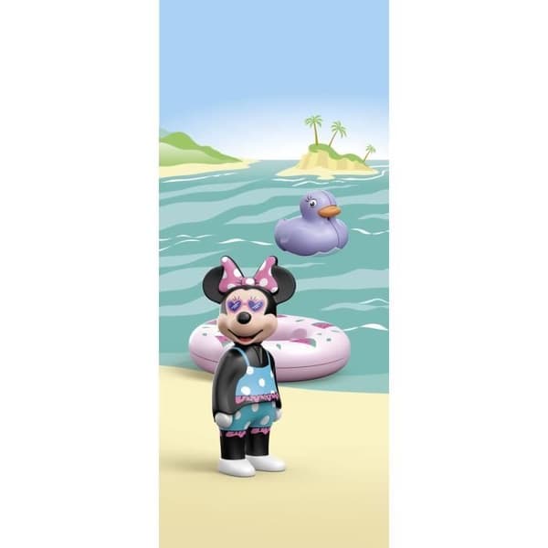 PLAYMOBIL Junior 71706 Minnie med bøje, Flyder i vandet, Badelegetøj, Junior & Disney, Fra 12 måneder