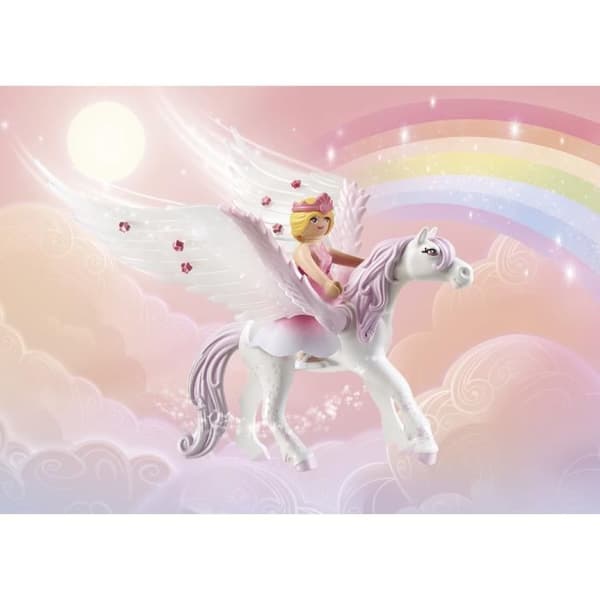PLAYMOBIL 71359 Fortryllet tårn, prinsessemagi, magisk blomst natlampe, 114 dele, fra 4 år