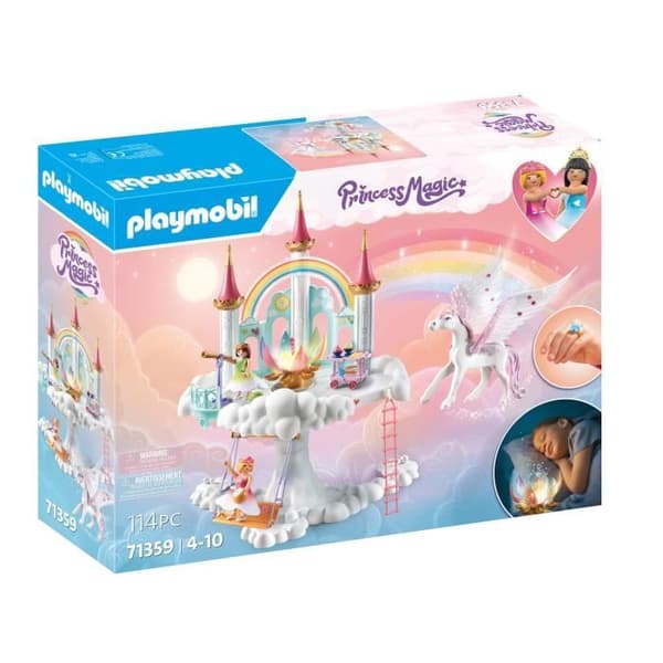 PLAYMOBIL 71359 Fortryllet tårn, prinsessemagi, magisk blomst natlampe, 114 dele, fra 4 år