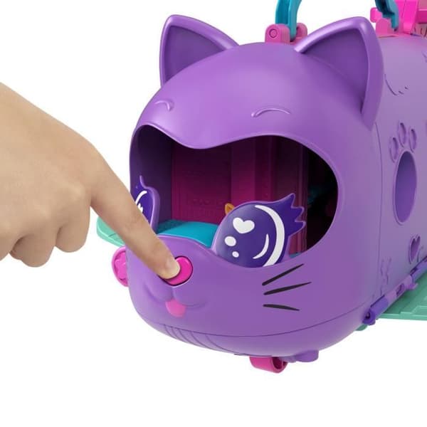 Polly Pocket Transformerende Killing Flyvemaskine Sæt med 2 Minifigurer HWP19