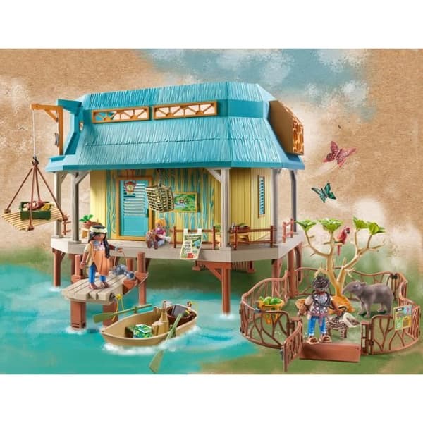 PLAYMOBIL 71007 Dyreplejecenter, Wiltopia, Genbrugs- eller biomaterialer, Fra 4 år