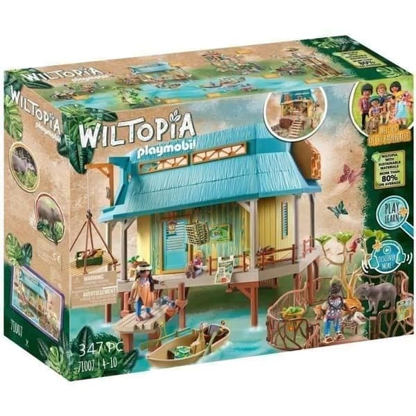 PLAYMOBIL 71007 Dyreplejecenter, Wiltopia, Genbrugs- eller biomaterialer, Fra 4 år
