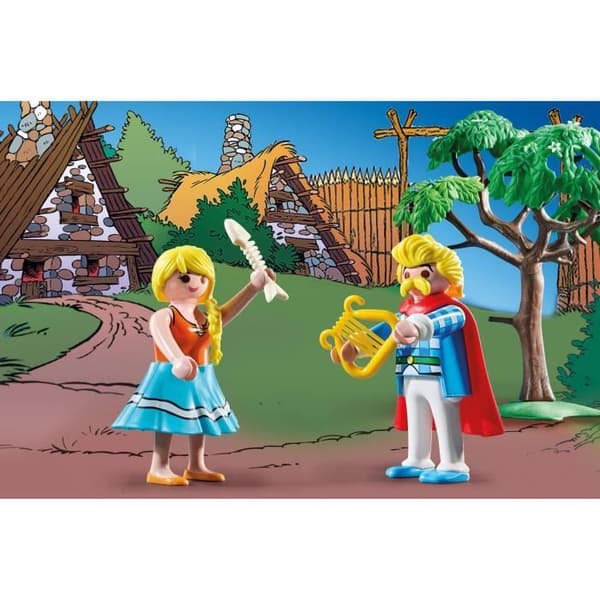 PLAYMOBIL 71827 Bybankett och figur, 159 delar, Figurer från serietidningen Asterix, Från 5 år