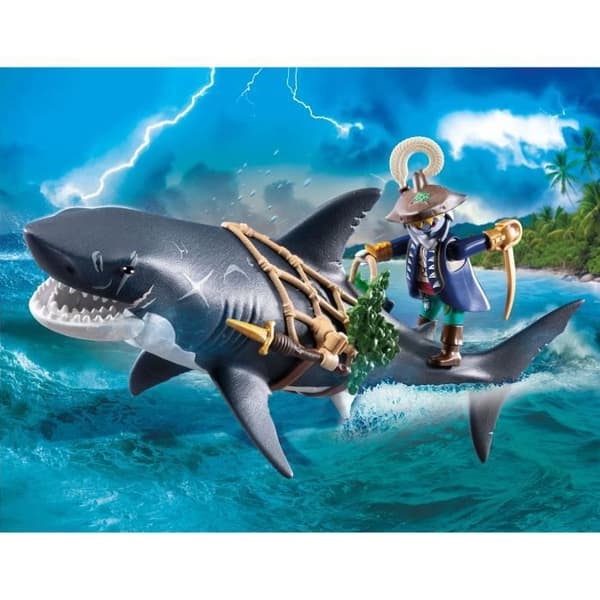 PLAYMOBIL 71793 Merirosvo ja hai liikkuvalla leualla