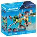 Pikkukuva 1 / 5: PLAYMOBIL 71795 Merirosvo jousella ja kalalla tähtäämiseen, 31 osaa, 4-vuotiaille