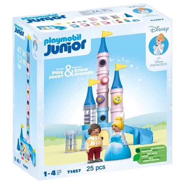 PLAYMOBIL Junior 71457 Askepot og Slot, Disney, Fra 12 måneder