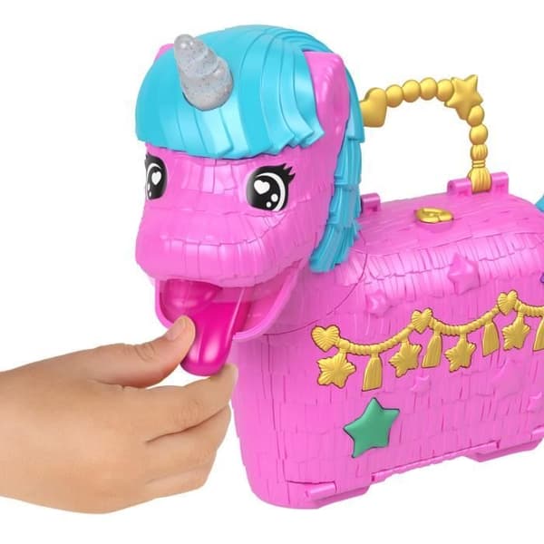 Polly Pocket Enhjørning Festsæt med 2 Minifigurer HYD96