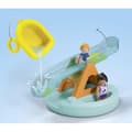 Pikkukuva 4 / 6: PLAYMOBIL Junior 71687 Saari vesiliukumäellä Sisältää kaksi hahmoa. mustekalanpoikasen ja tarvikkeita - Ikä 1 vuosi
