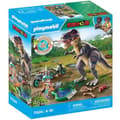 Pikkukuva 1 / 4: PLAYMOBIL 71524 Tutkimusmatkailija moottoripyörän ja tyrannosauruksen kanssa