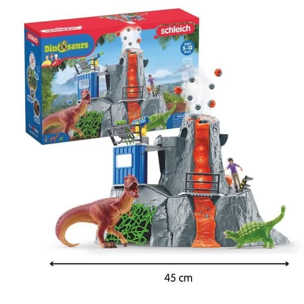 SCHLEICH - Expedition till den stora vulkanen - 42564 - Dinosaurier®-sortiment
