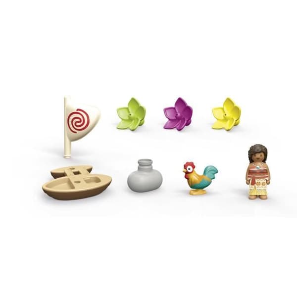 PLAYMOBIL Junior 71459 Vaiana og sejlbåd, flyder i vand, badelegetøj, Disney, fra 12 måneder