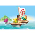 Miniatyrbillede 2 af 6: PLAYMOBIL Junior 71459 Vaiana og sejlbåd, flyder i vand, badelegetøj, Disney, fra 12 måneder