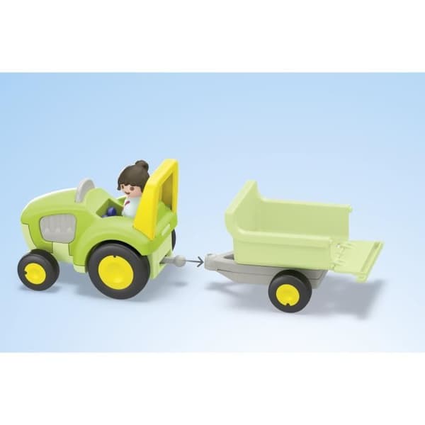 PLAYMOBIL Junior 71656 Landbrugstraktor og dyr, figurer, Til babyer og børn, Fra 18 måneder