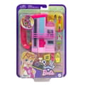 Miniatyrbild 2 av 6: Polly Pocket Barbie Drömhuslåda med 3 minifigurer HWP11