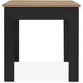 Miniatyrbillede 4 af 5: OSLO Bord - Rektangulært - 4 personer - 80 x 77 x 80 cm - Sort / Håndlavet eg