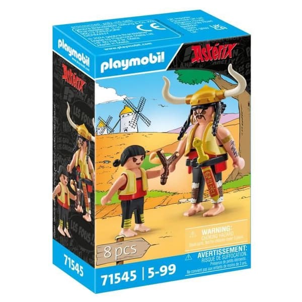 PLAYMOBIL 71545 Soupalognon y Croton ja Pepe, Asterix-hahmot, ikä 5+