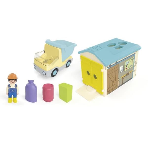 PLAYMOBIL Junior 71686 Lastbil- og garagearbejder, Disney, Fra 12 måneder