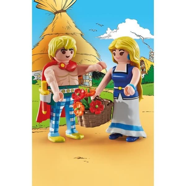 PLAYMOBIL 71544 Tragicomix og Falbala, Asterix-figurer, 14 dele, fra 5 år